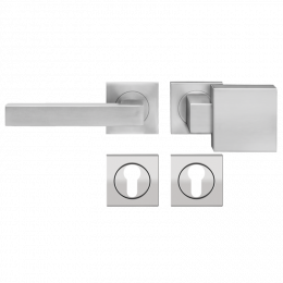 Изображение продукта Seattle ER46Q WGL 71 набор из дверной ручки, ручки-кноба и дверных накладок под цилиндр